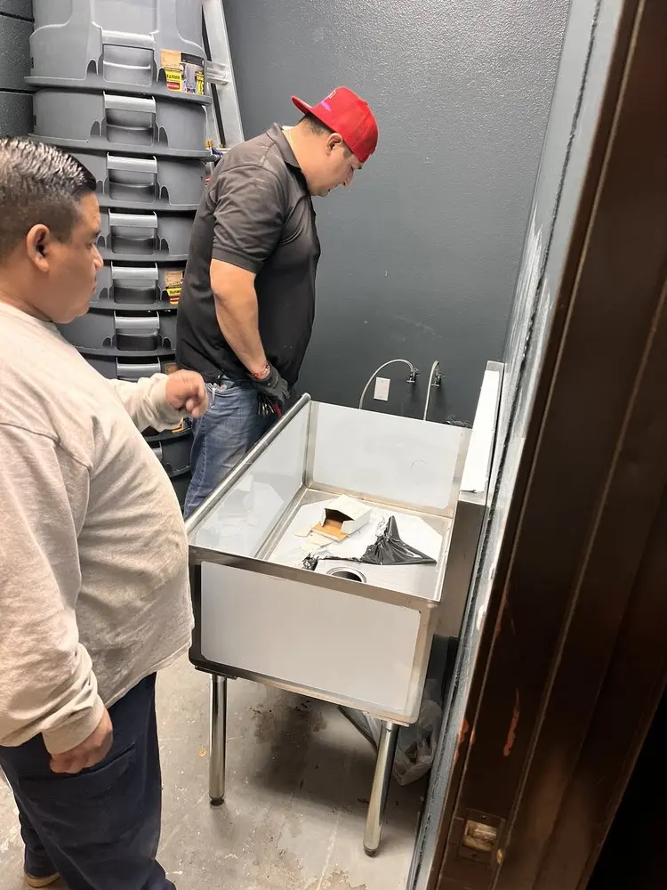 Commercial plumbing and sink installation in Sioux City