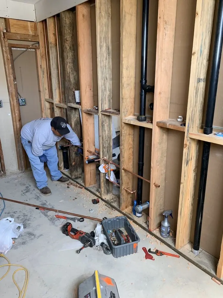 Commercial rough-in plumbing for Gas Line Repair in Sioux City